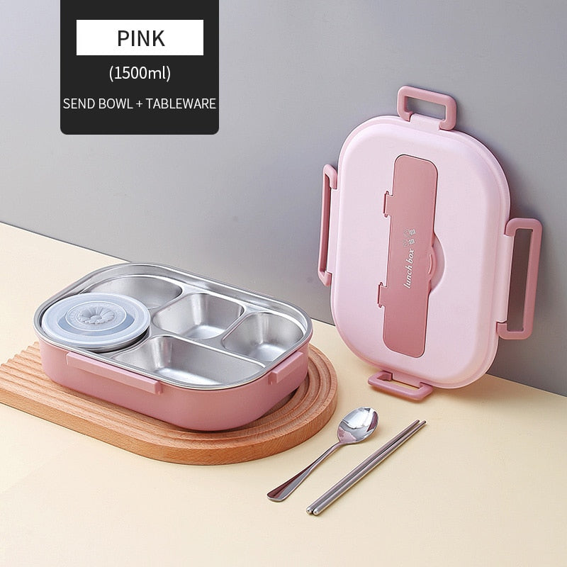 Lisslune | Stainless Steel Multiple Compartment Children's Lunchbox