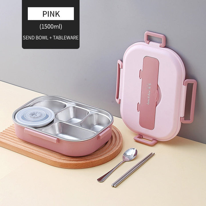 Lisslune | Stainless Steel Multiple Compartment Children's Lunchbox