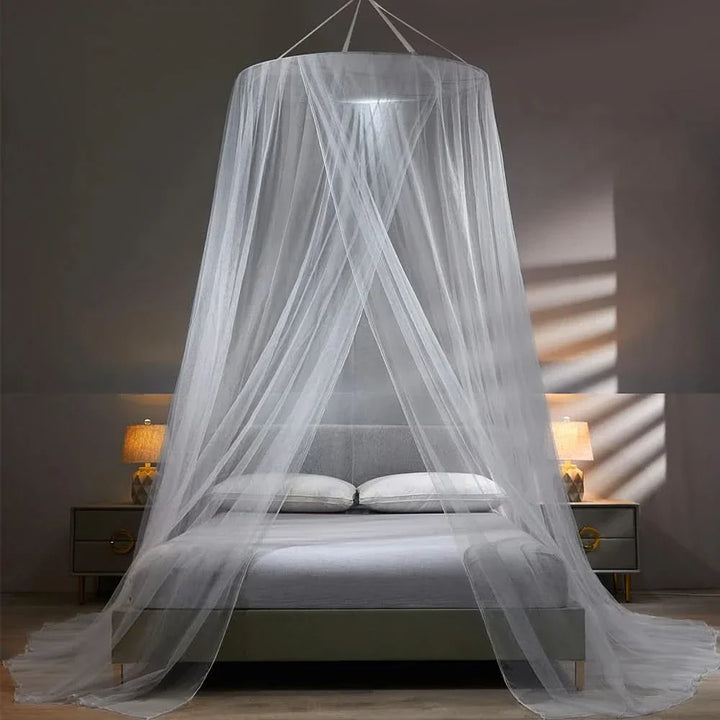 Lisslune | Bed Mosquito Net – Folding Mosquito Net for Bed & Travel – Effective Insect Protection for Single & Double Beds