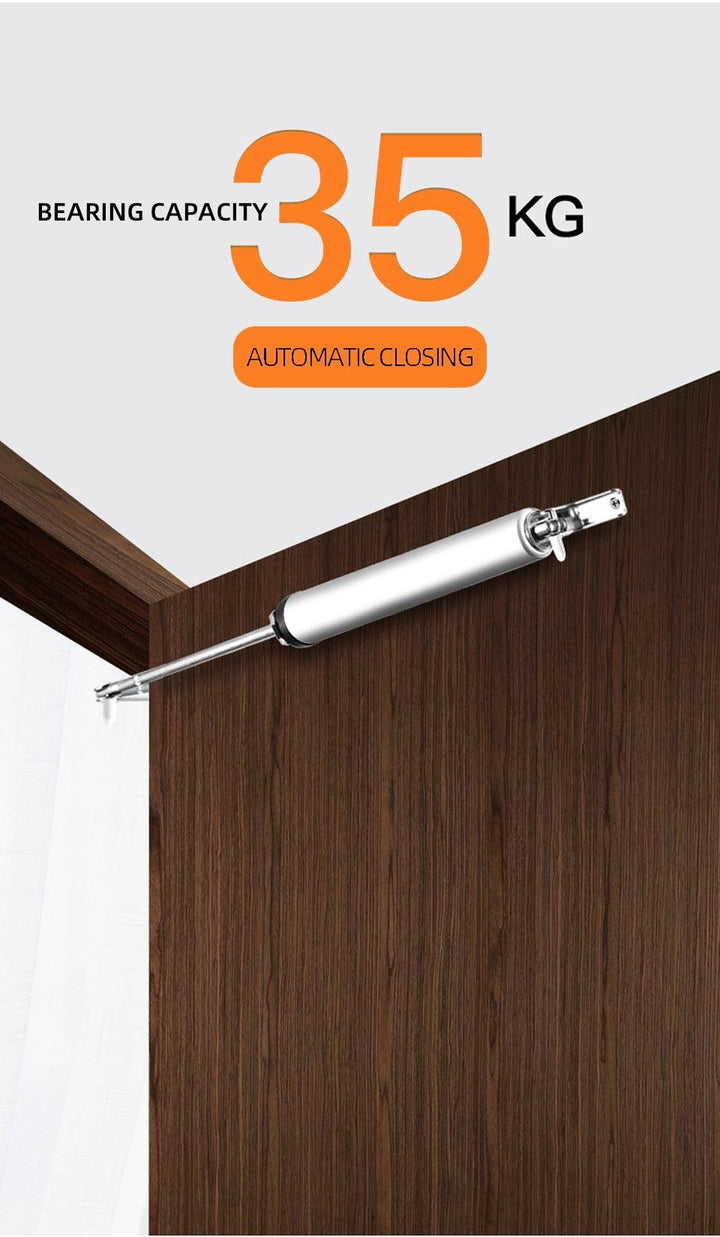 Lisslune | Pneumatic automatic door closer - Adjustable, quiet and durable aluminum design