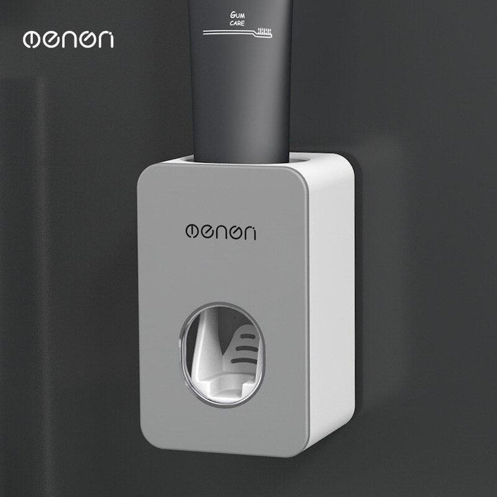Lisslune | Smart Oral Care Duo: Automatic Toothpaste Dispenser and Wall-Mounted Toothbrush Holder Set