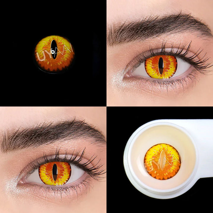 Rynx | 1 Pair Cosplay Contact Lenses Makima Gojo Power Lenses Anime Accessories Anime Lenses Halloween Lens Eyes Eye Drops Sale