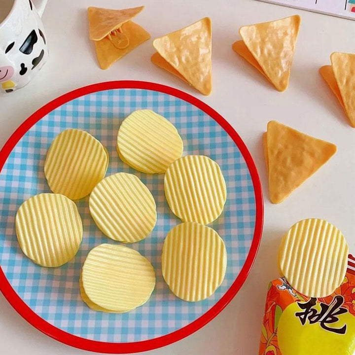 Lisslune | Moody Snack Seal Clips - Fun Chip Bag Holders