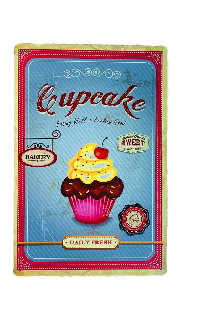 Lisslune | Food Theme Metal Poster