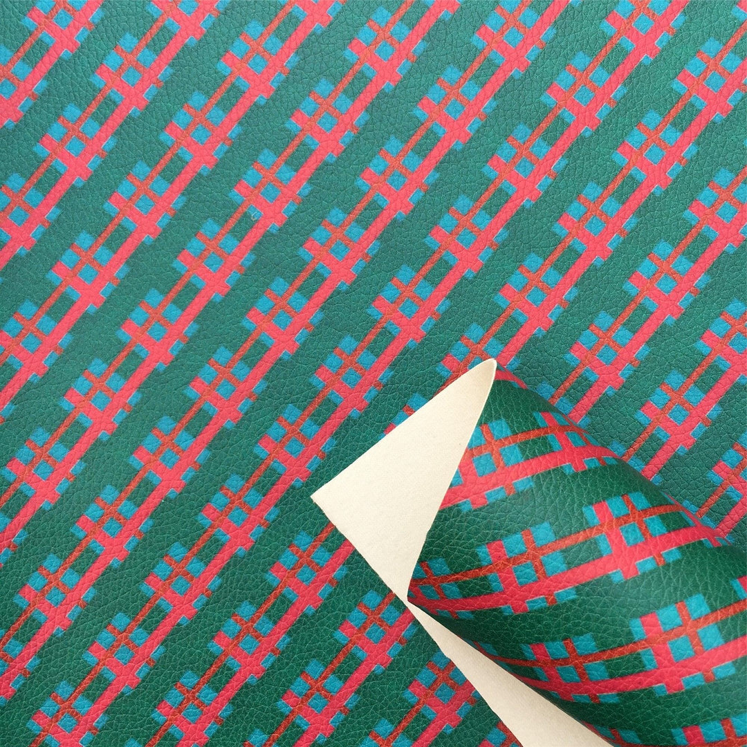 Lisslune | Stylish Geometric Synthetic Leather Creative Sheets for Innovative DIY Creations