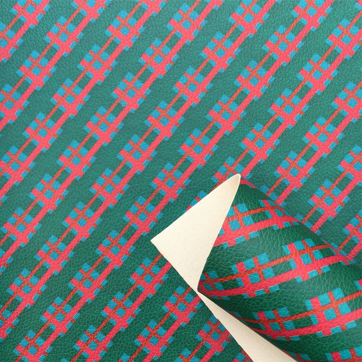 Lisslune | Stylish Geometric Synthetic Leather Creative Sheets for Innovative DIY Creations