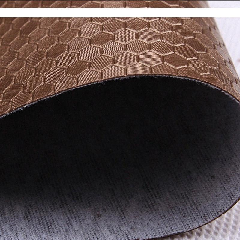 Lisslune | Honeycomb Embossed Synthetic Leather - Unleash Your Creative Potential with Luxury Texture