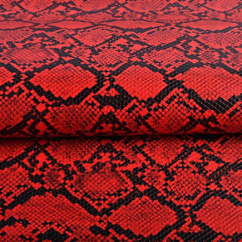 Lisslune | Synthetic snake skin leather craft fabric - Elevate your creations!