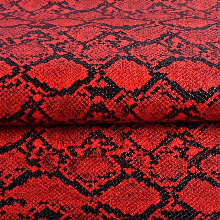Lisslune | Synthetic snake skin leather craft fabric - Elevate your creations!