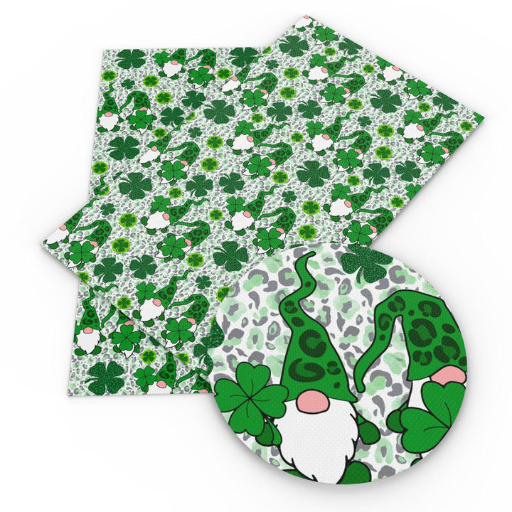 Lisslune | St. Patrick's Day Synthetic Leather Crafting Sheet - Creative Hairband Kit