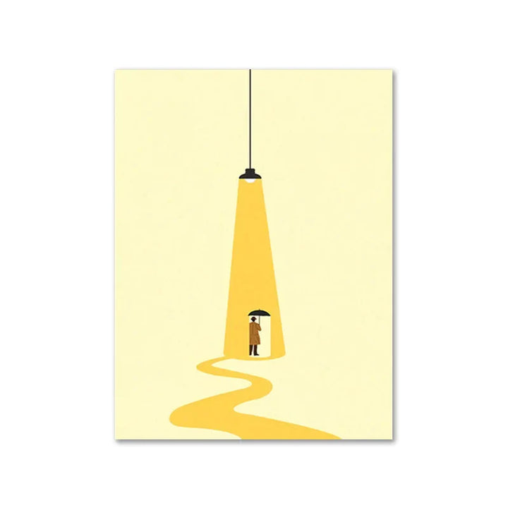 Lisslune | Geometry Canvas Poster