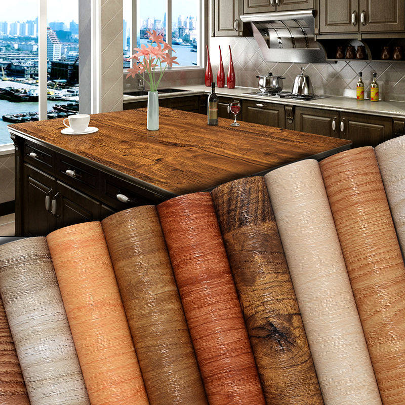 Lisslune | Self-Adhesive  Wood Grain Wall Sticker
