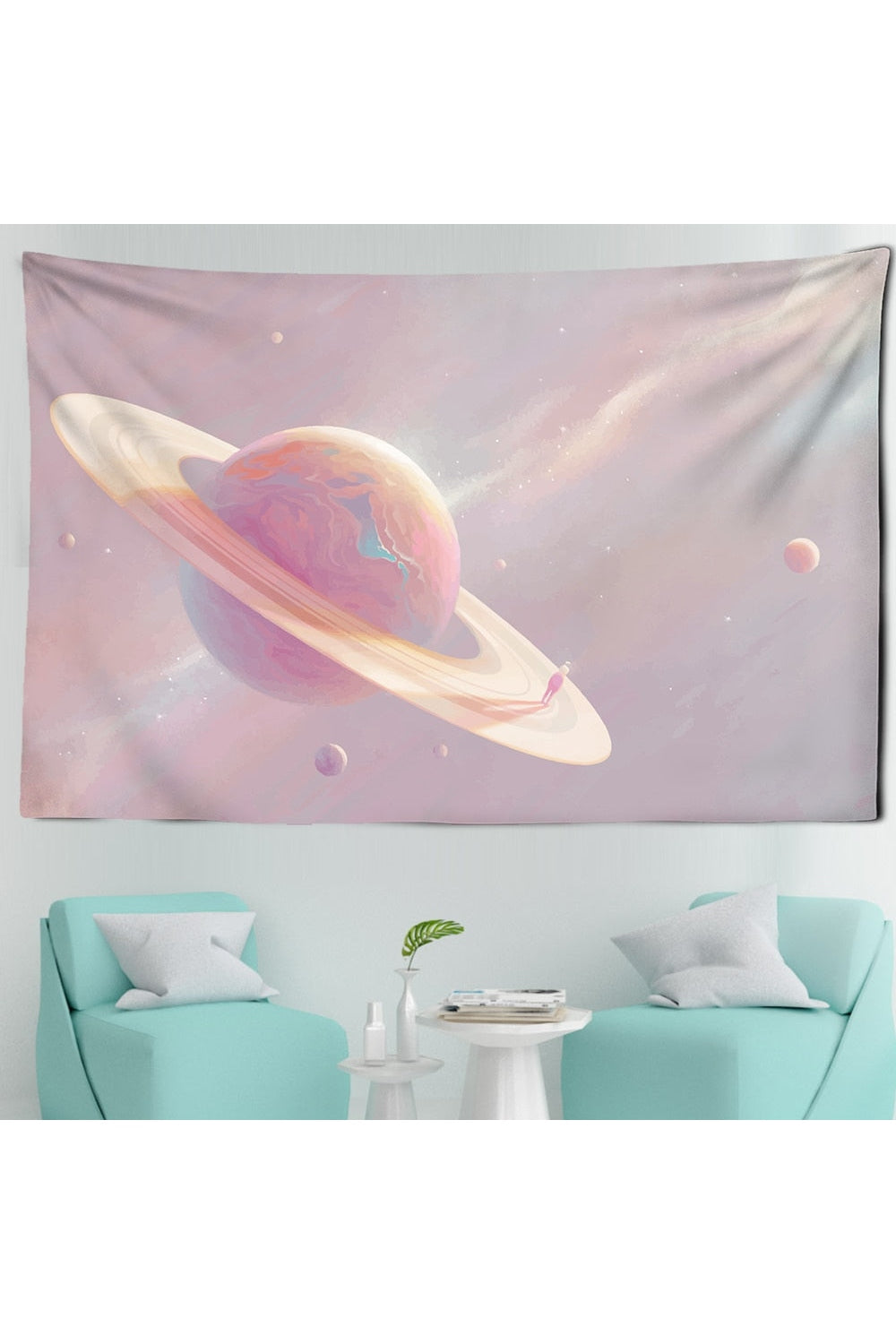 Lisslune | Pink Wall Tapestry