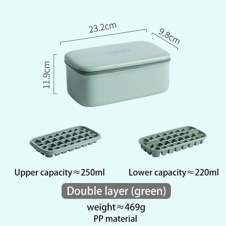 Lisslune | Double Layer Ice Mold Storage Box