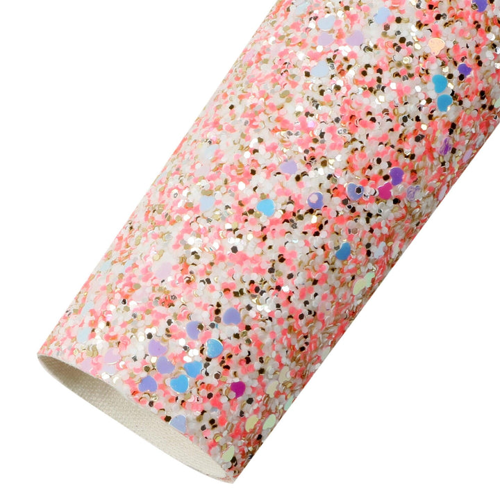 Lisslune | Shimmering Chunky Glitter Vinyl Craft Sheets - Ultimate Crafting Fun