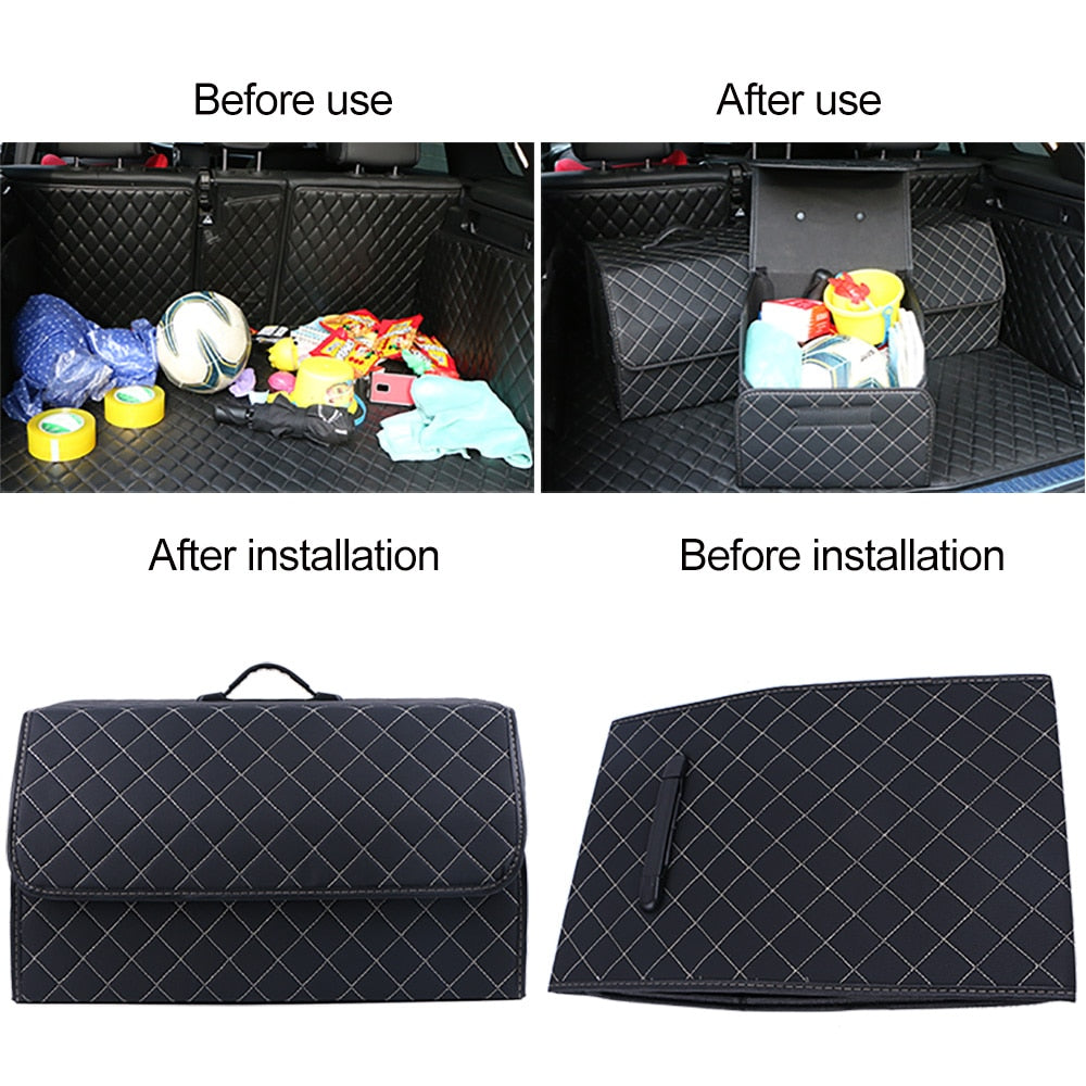 Lisslune | Leather trunk organizer