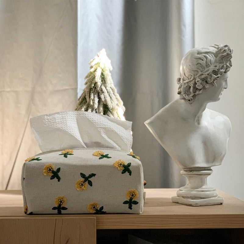 Lisslune | Japanese Style Environment Friendly Flower Tissue Box