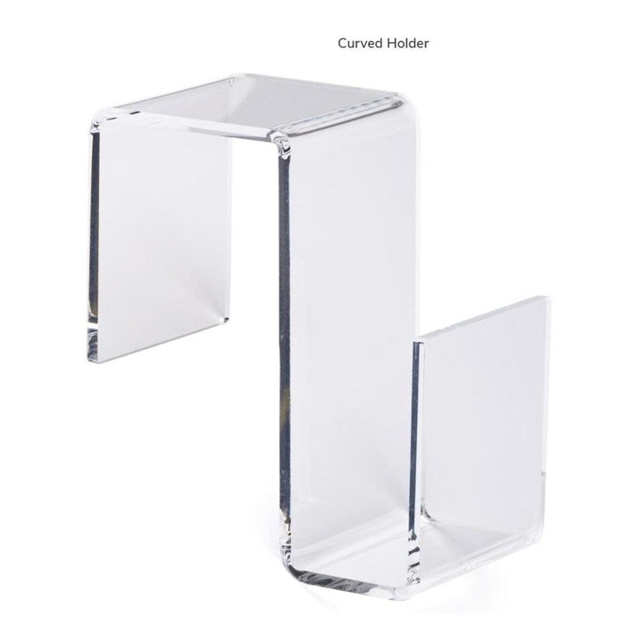 Lisslune | Transparent Cubicle Wall Shelf Organizer with Hooks