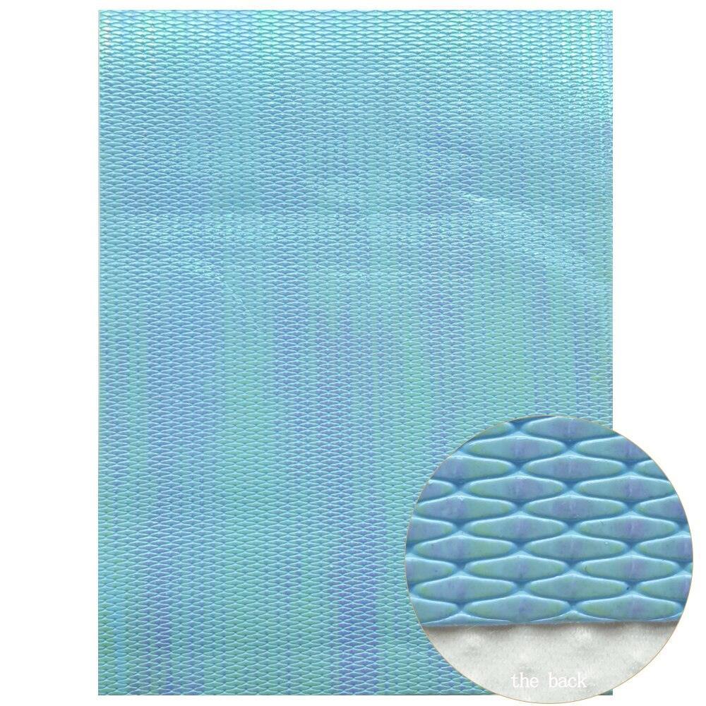 Lisslune | Shiny Ocean Blue Glitter Fabric: Unleash your creative glamour