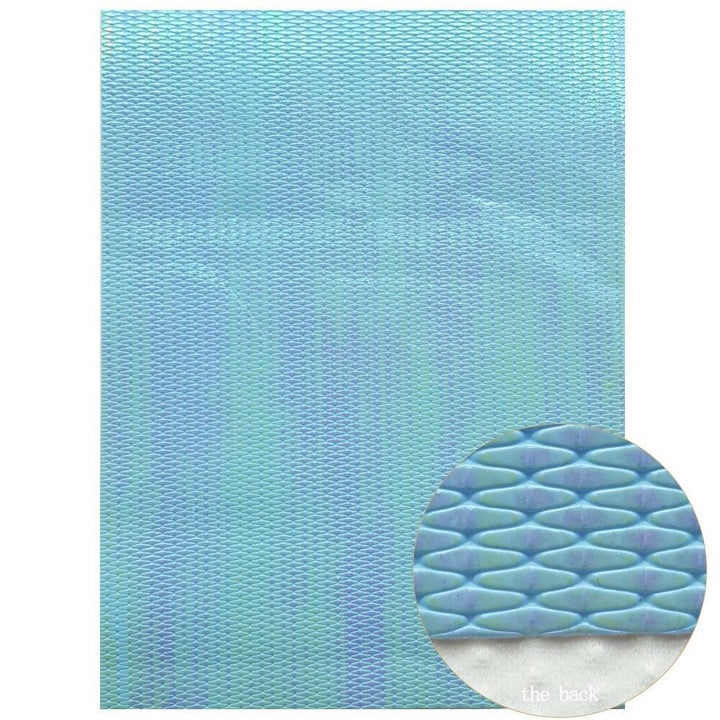 Lisslune | Shiny Ocean Blue Glitter Fabric: Unleash your creative glamour