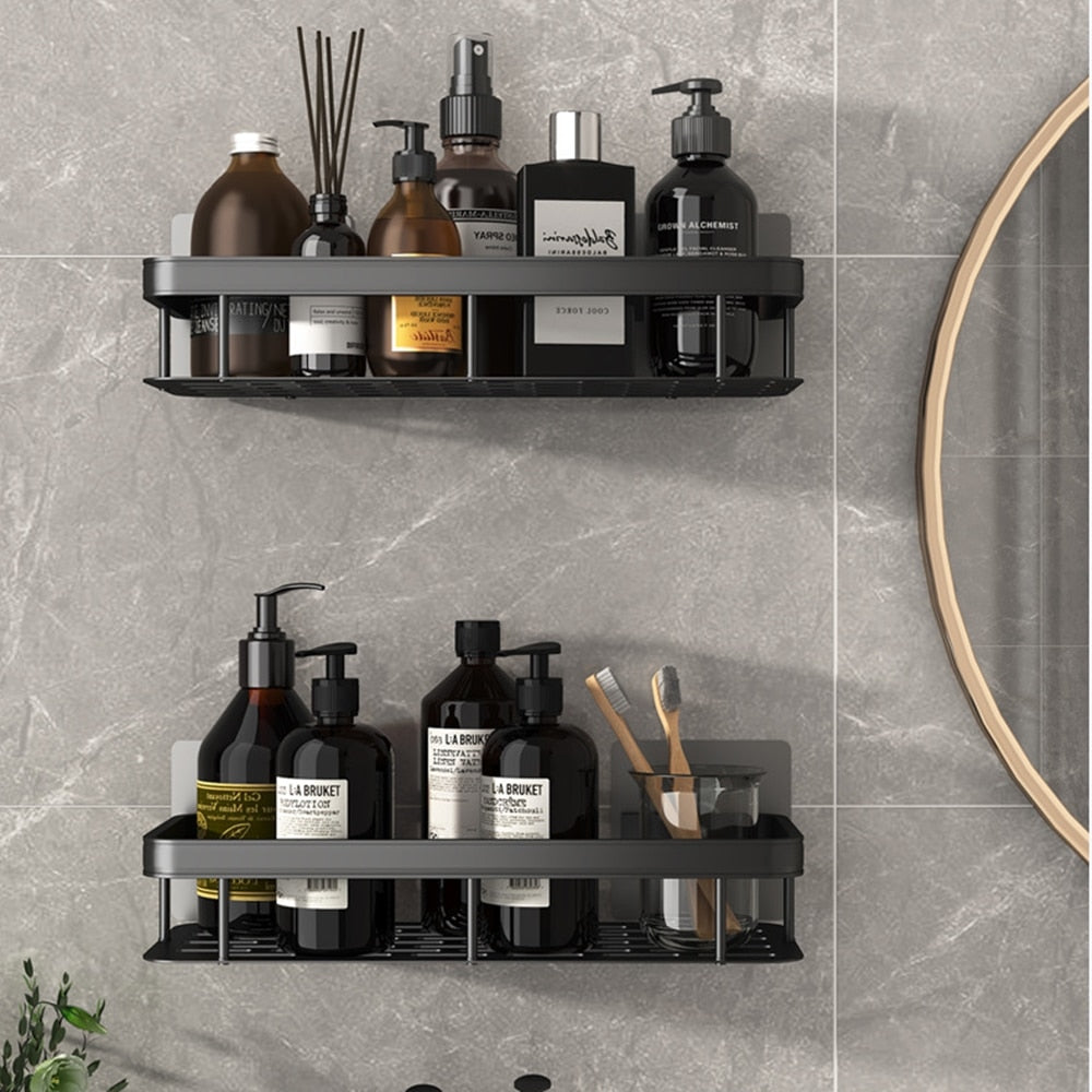 Lisslune | Bathroom shelves corner shelf without drilling shower shelf holder