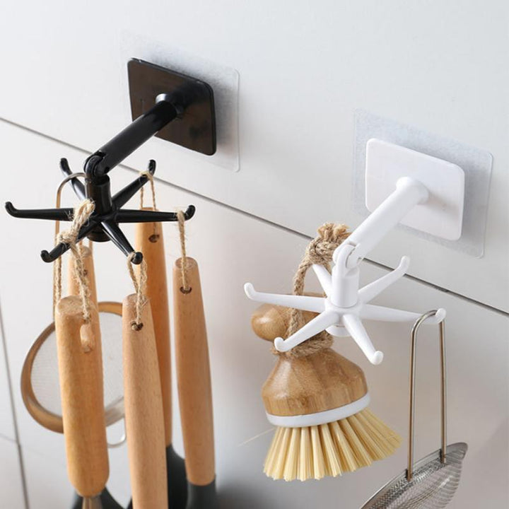 Lisslune | Ultimate 360-degree swivel hook storage system for exceptional space management