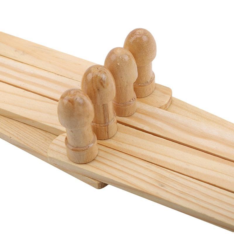 Lisslune | Stylish 360-degree rotating lotus wood hangers for children with non-slip technology