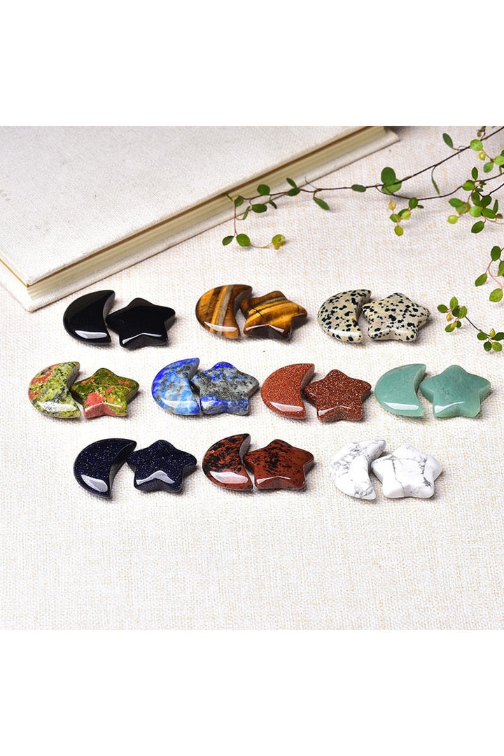 Lisslune | and Moon Natural Crystal Set