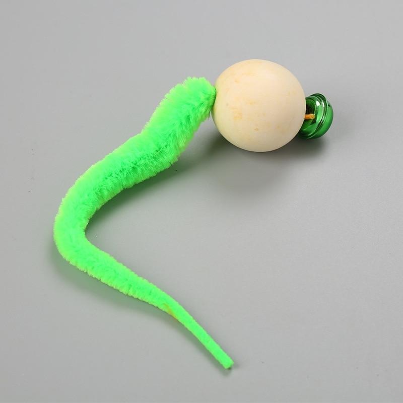 Lisslune | Bouncy Ball Bell Worm Cat Toy