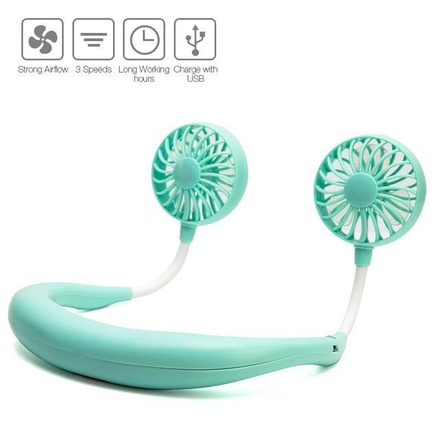 Lisslune | Rechargeable USB Neck Fan