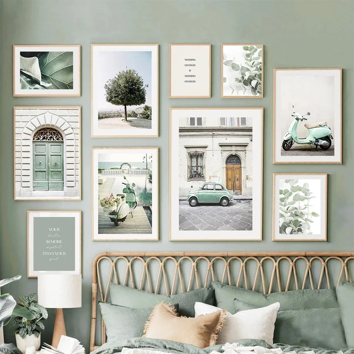 Lisslune | Vespa Canvas Poster