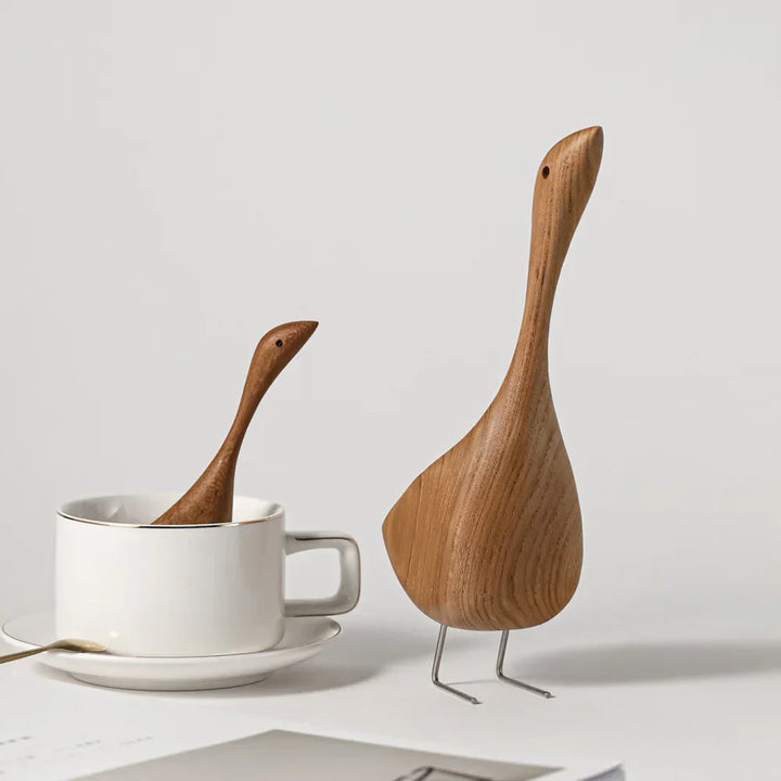 Lisslune | Nordic Wood Goose Figures