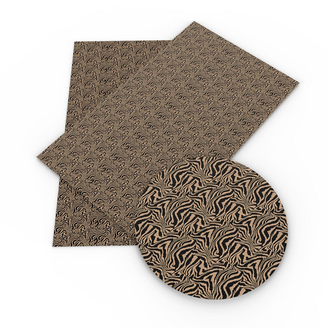 Lisslune | Trendy Leopard Print Synthetic Leather: Enhance Your DIY Style