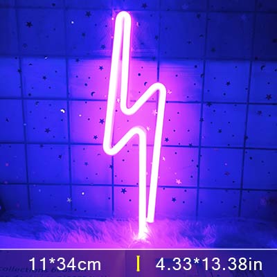 Lisslune | Led Lightning Neon Sign Wall Decor