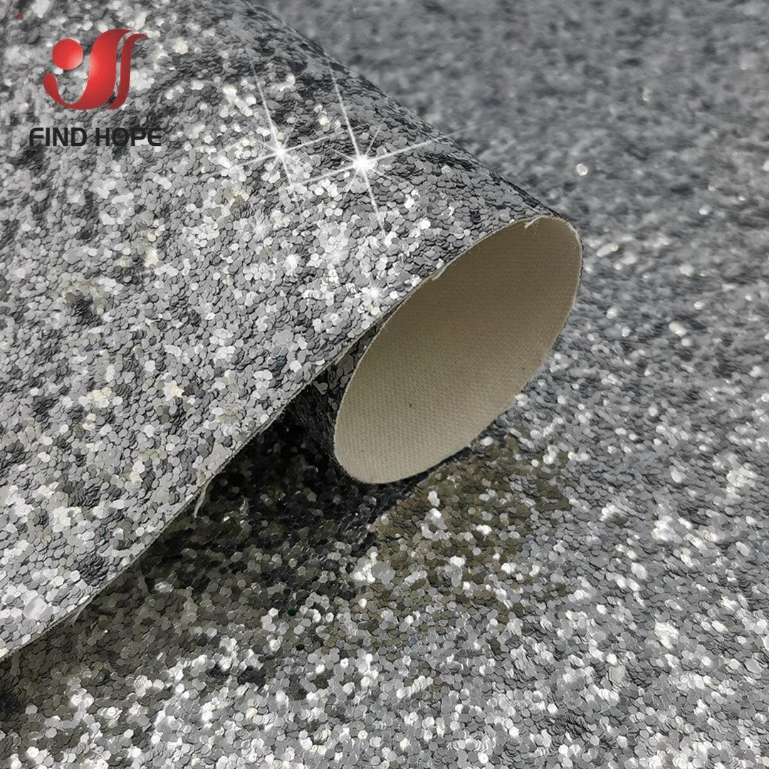 Lisslune | Sparkling Rainbow Luxury Vinyl Leather Fabric - Essential for creative crafters