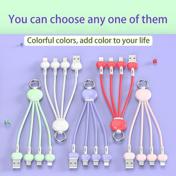 Lisslune | Compact Keychain USB Charger for iPhone and Xiaomi Redmi - Ultimate Travel Charging Solution