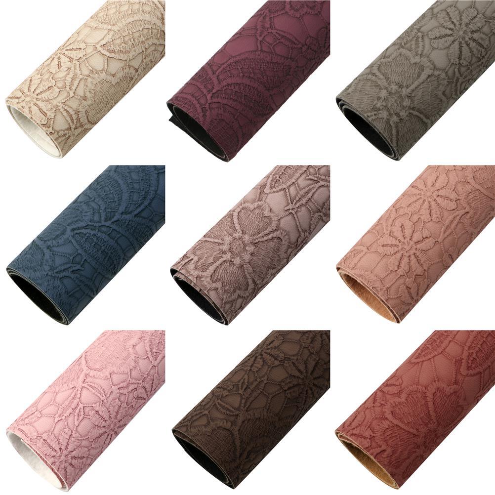 Lisslune | Chic Bloom: Premium Synthetic Leather Craft Sheets for Creative Expression