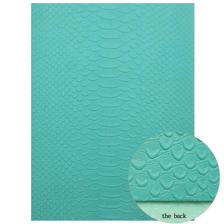 Lisslune | Exquisite Alligator Pattern Vegan Leather Crafting Sheets - Premium DIY Essentials