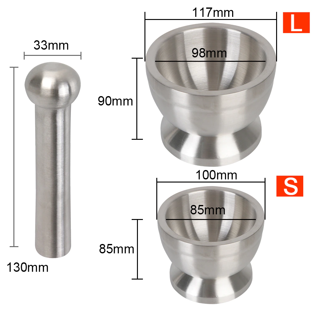 Lisslune | Anti-Splash Stainless Steel Herbs Crusher