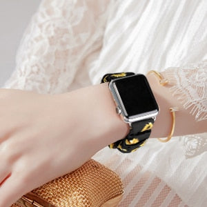 Lisslune | ELASTIC Apple Watch BAND IN HAIR TIE STYLE