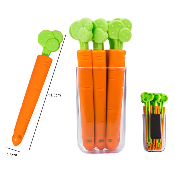 Lisslune | 5pcs Sealing Carrot Bag Clips