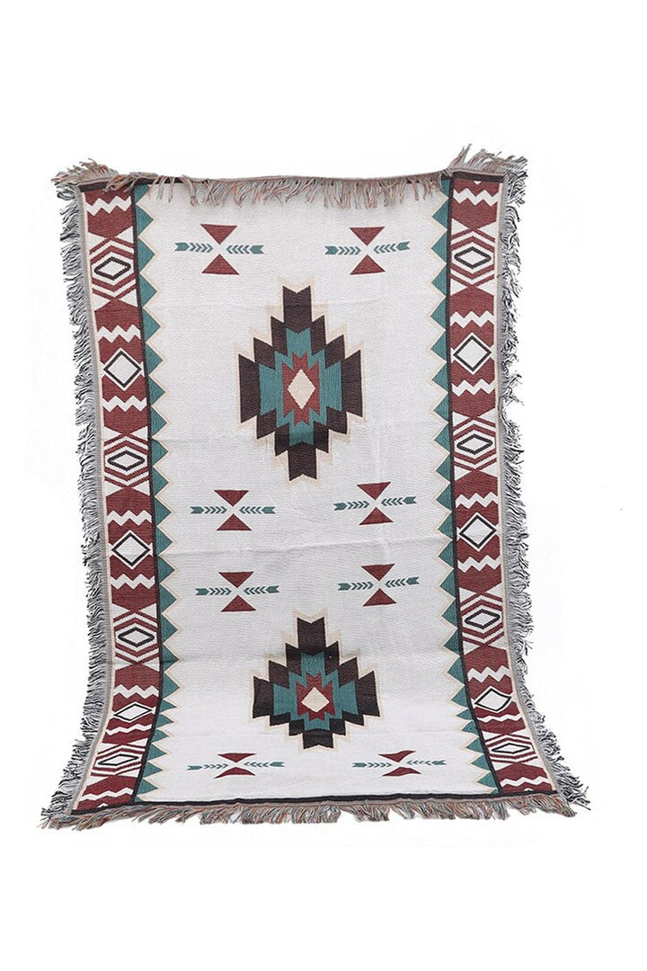 Lisslune | geometric sofa blanket