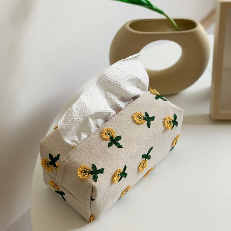 Lisslune | Japanese Style Environment Friendly Flower Tissue Box