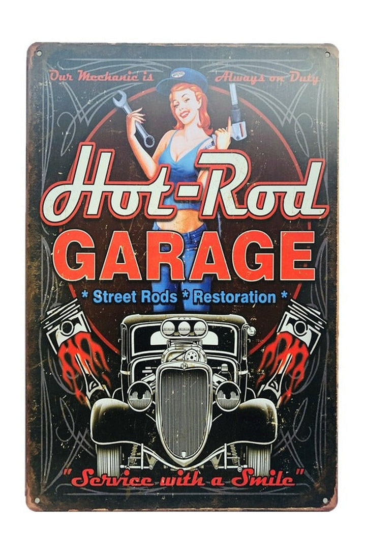 Lisslune | Service Girl Vintage Poster