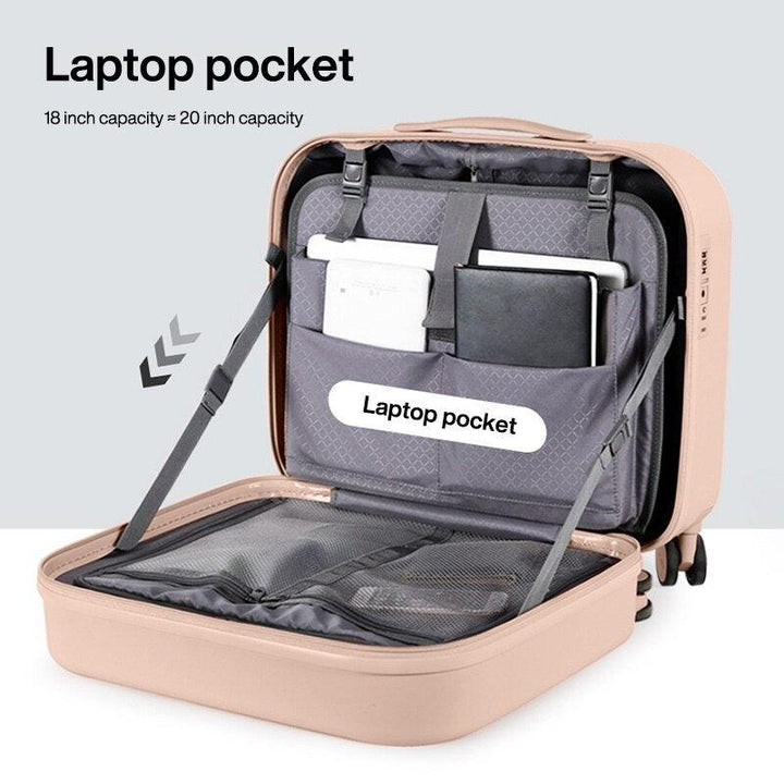 Lisslune | Sleek and Stylish Women's Premium Patent Spinner Carry-On for Modern Travelers