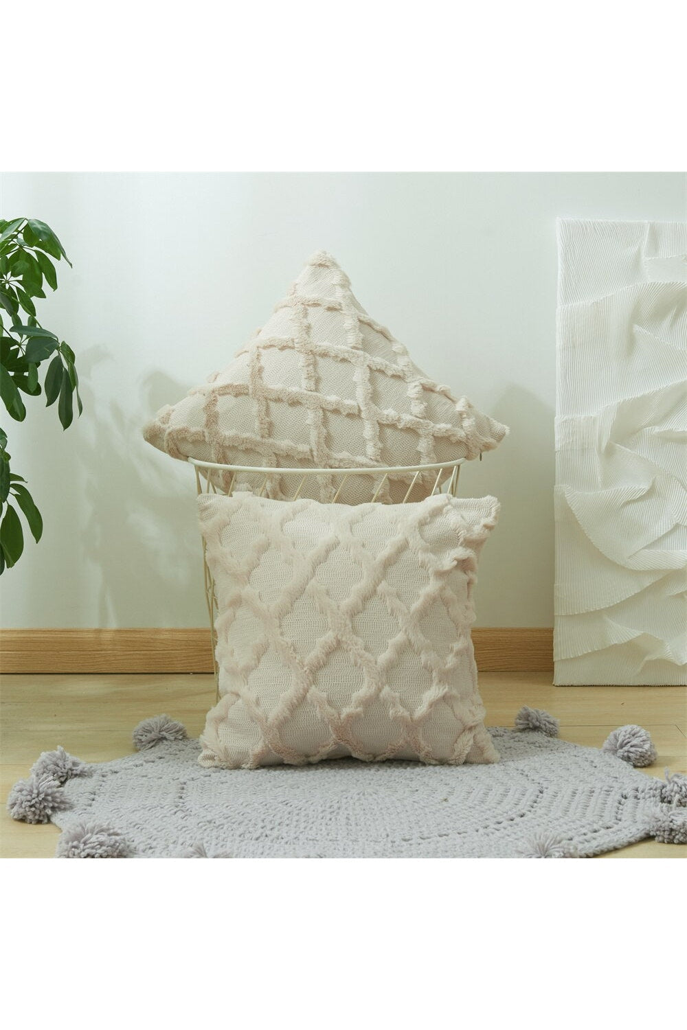Lisslune | Rattan Plush Pillowcase