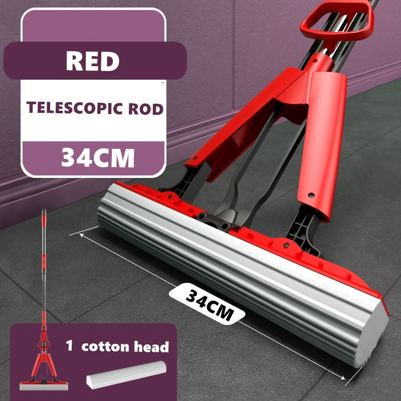 Lisslune | Handle Ease Foldable Effortless Floor Mop