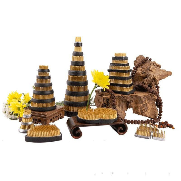 Lisslune | Ikebana Mastery: Deluxe Flower Arrangement Tool Set with Kenzan