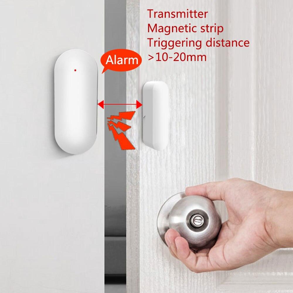 Lisslune | WiFi Door Sensor for Smart Homes - Voice Control Compatible with Alexa & Google Assistant