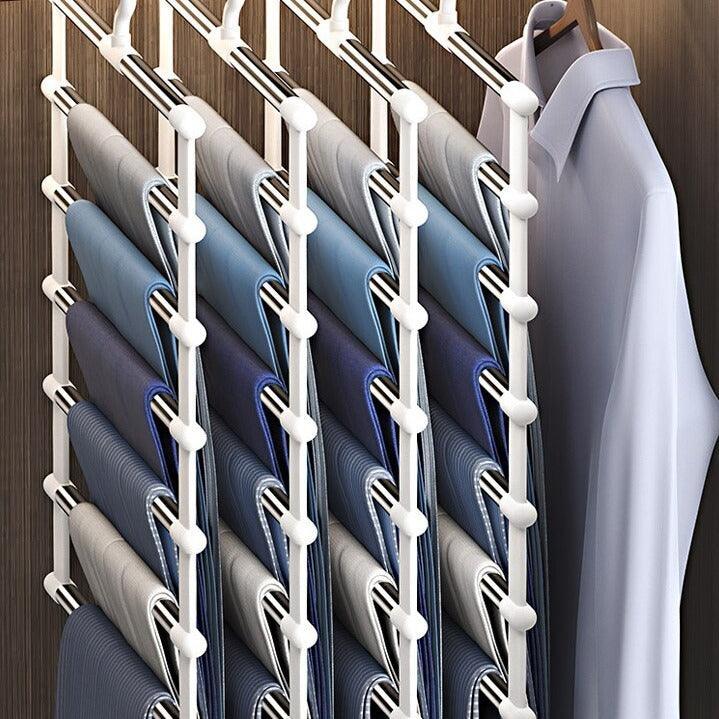 Lisslune | High-Quality Stainless Steel Wardrobe Organizer for Improved Storage Solutions